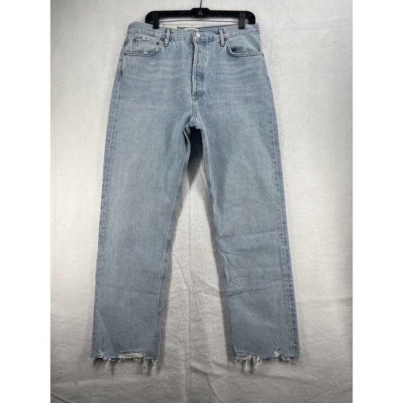 Agolde 90s Pinch High Rise Straight Jeans Size 32 in Intimate - Picture 1 of 11